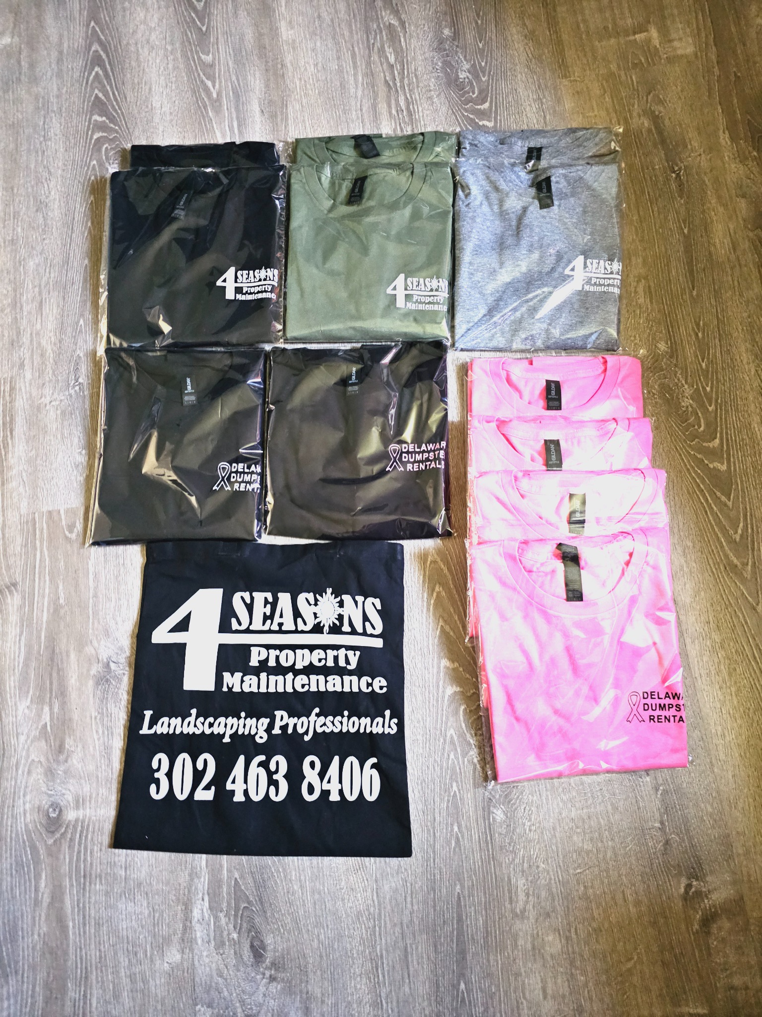 Custom business T-shirts printed in Glenside PA by Joe's Unique Creations